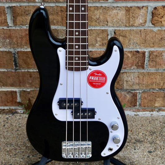 Fender Squier Mini Precision Bass Laurel Fingerboard Black