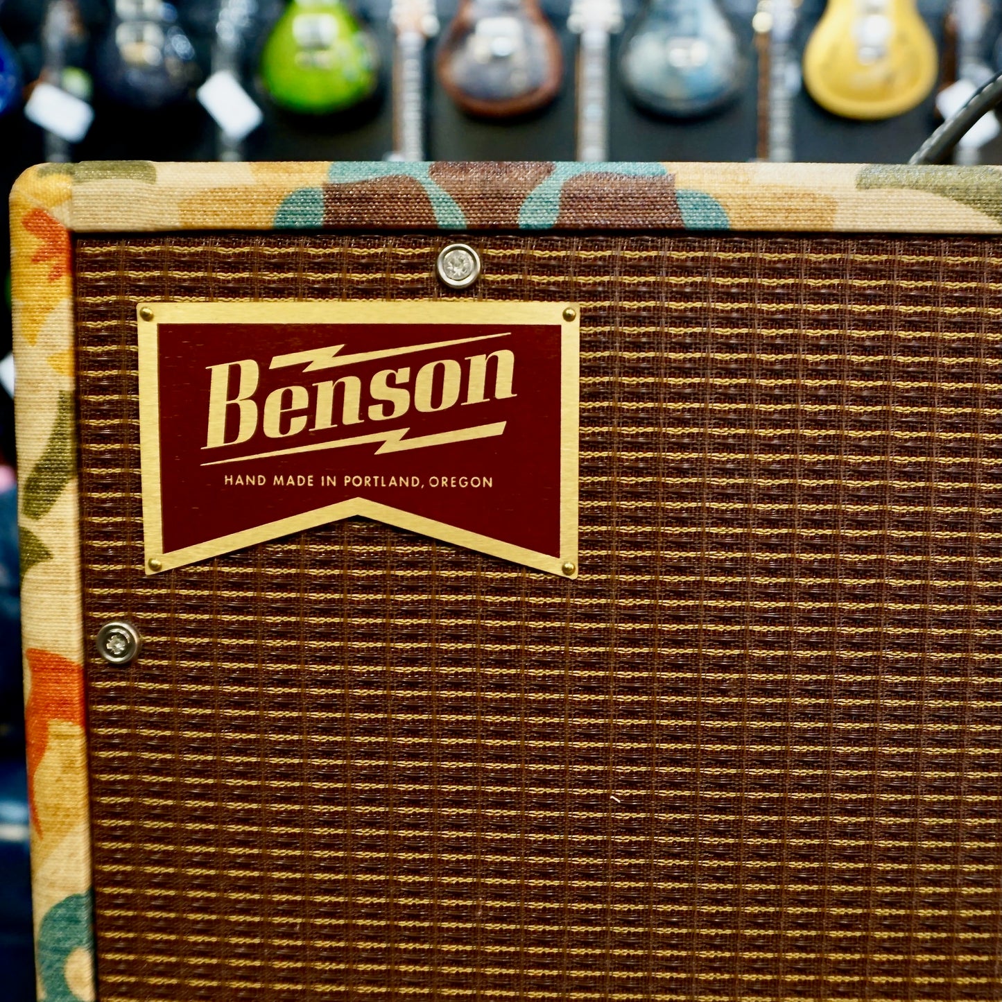 Benson Monarch Reverb + Combo Desert Gertie Oxblood Grill