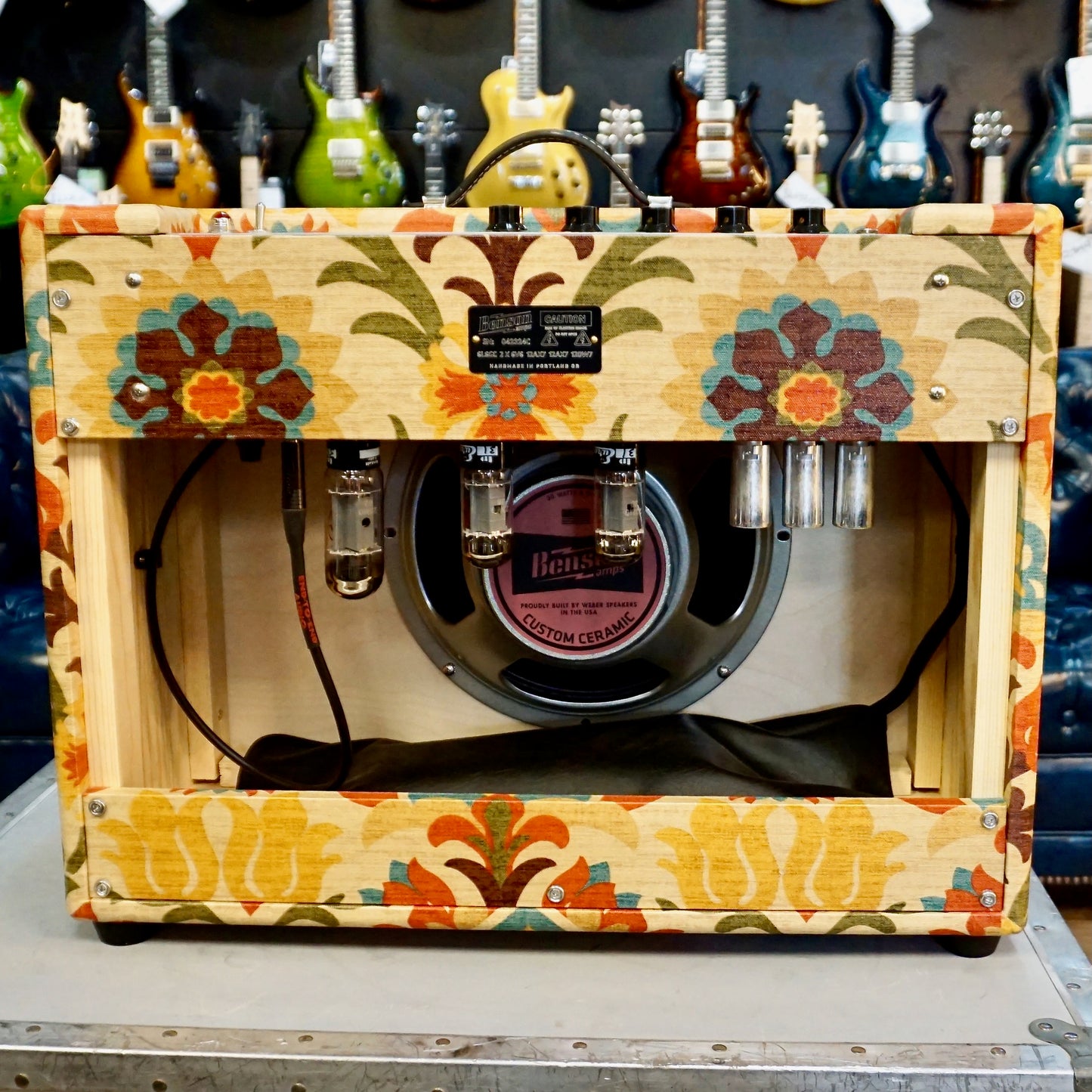 Benson Monarch Reverb + Combo Desert Gertie Oxblood Grill