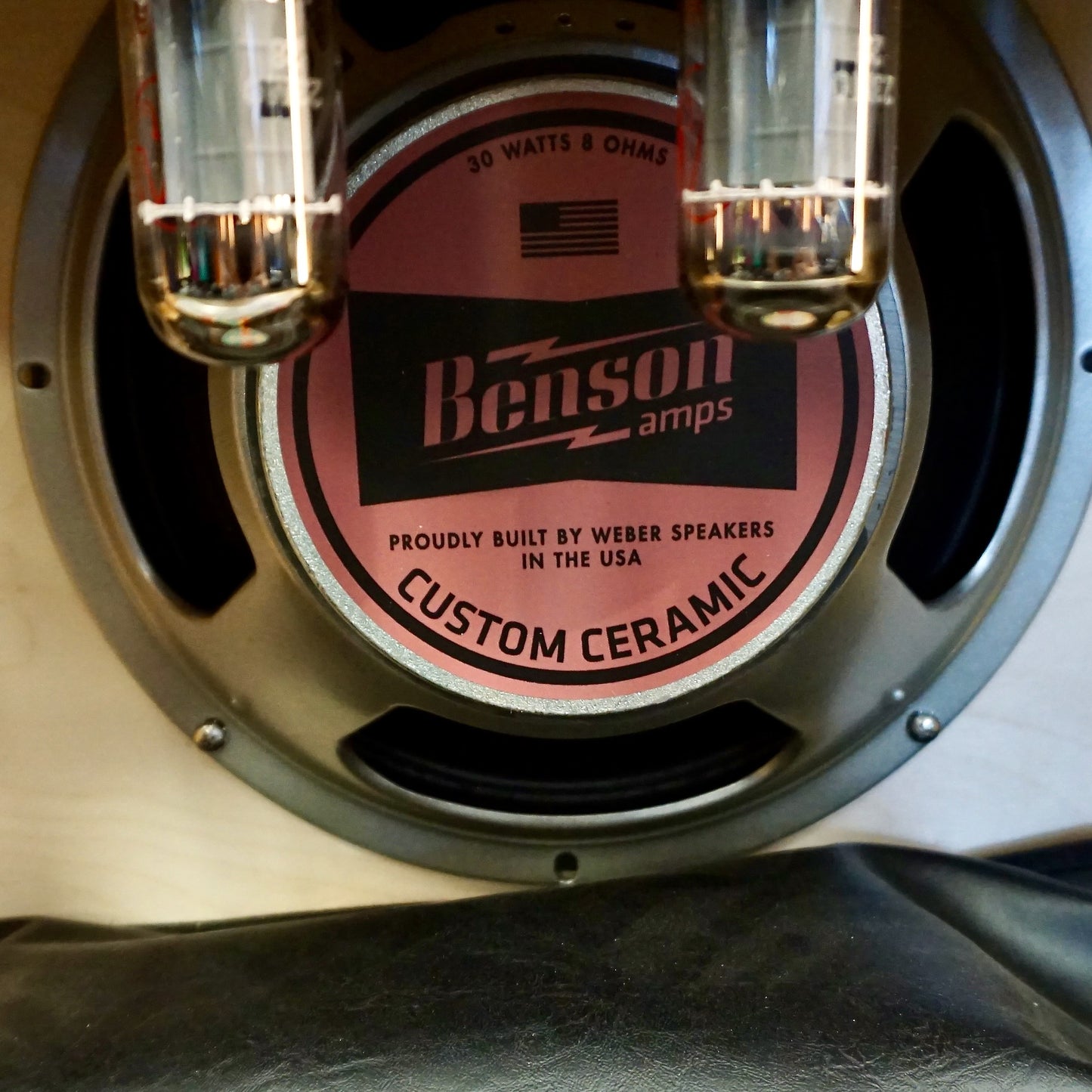 Benson Monarch Reverb + Combo Desert Gertie Oxblood Grill