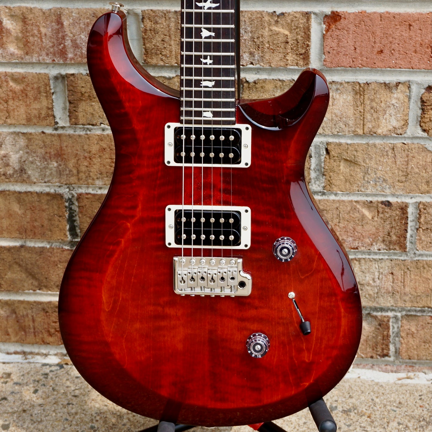 PRS S2 Custom 24 Fire Red Burst