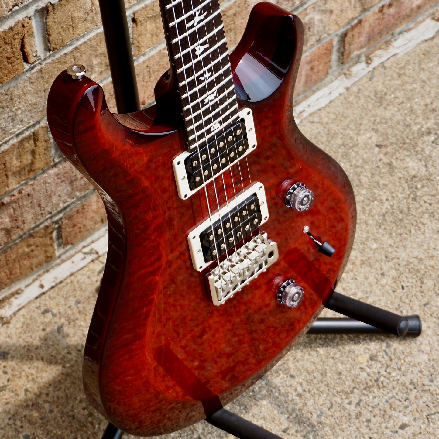 PRS S2 Custom 24 Fire Red Burst