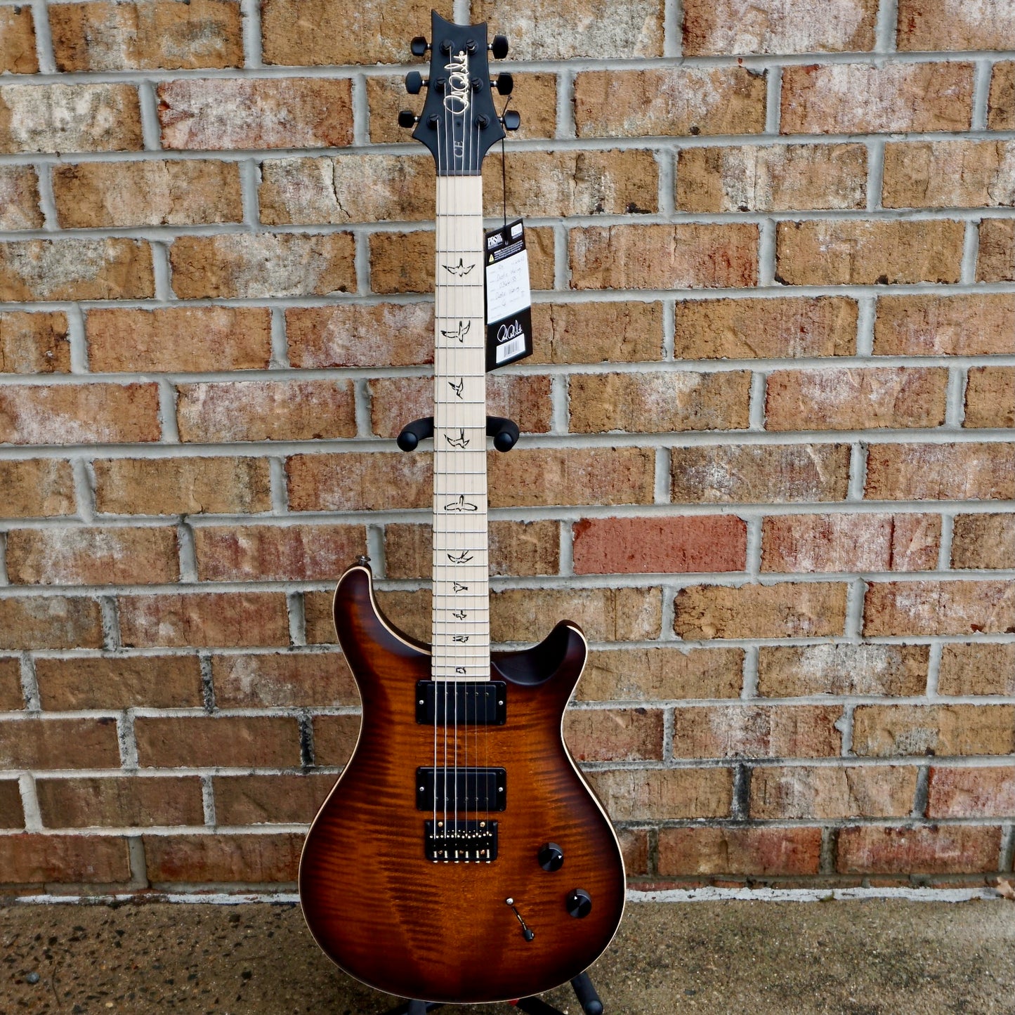 PRS DW CE Hardtail Limited Edition Burnt Amber Smokeburst
