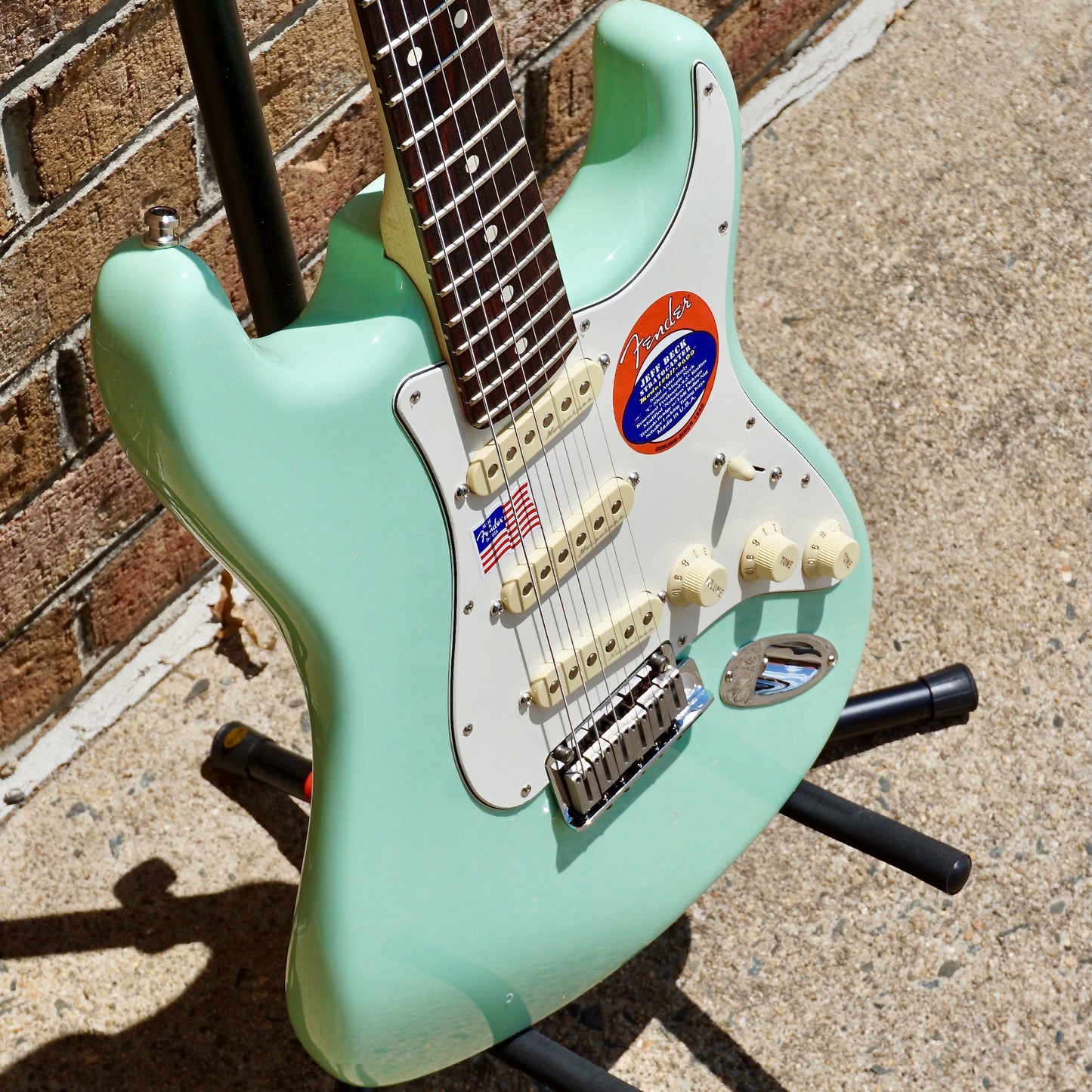 Fender Jeff Beck Stratocaster®, Rosewood Fingerboard, Surf Green