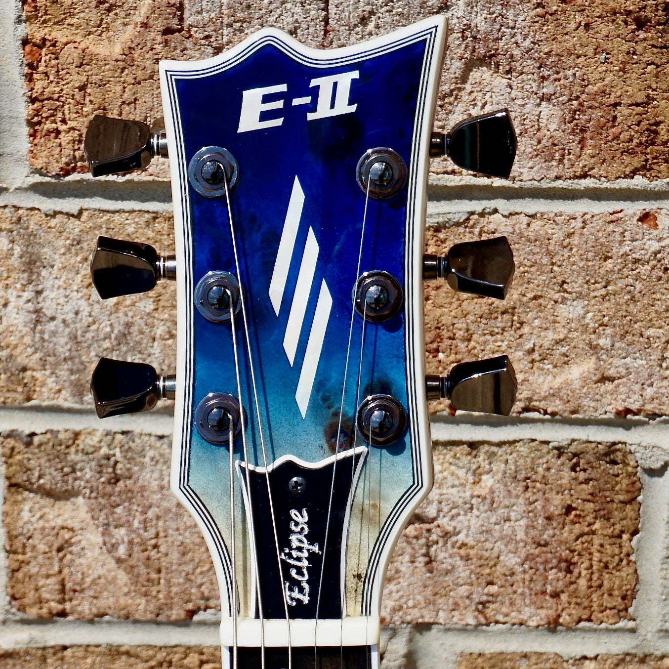 ESP E-II Eclipse Blue Natural Fade