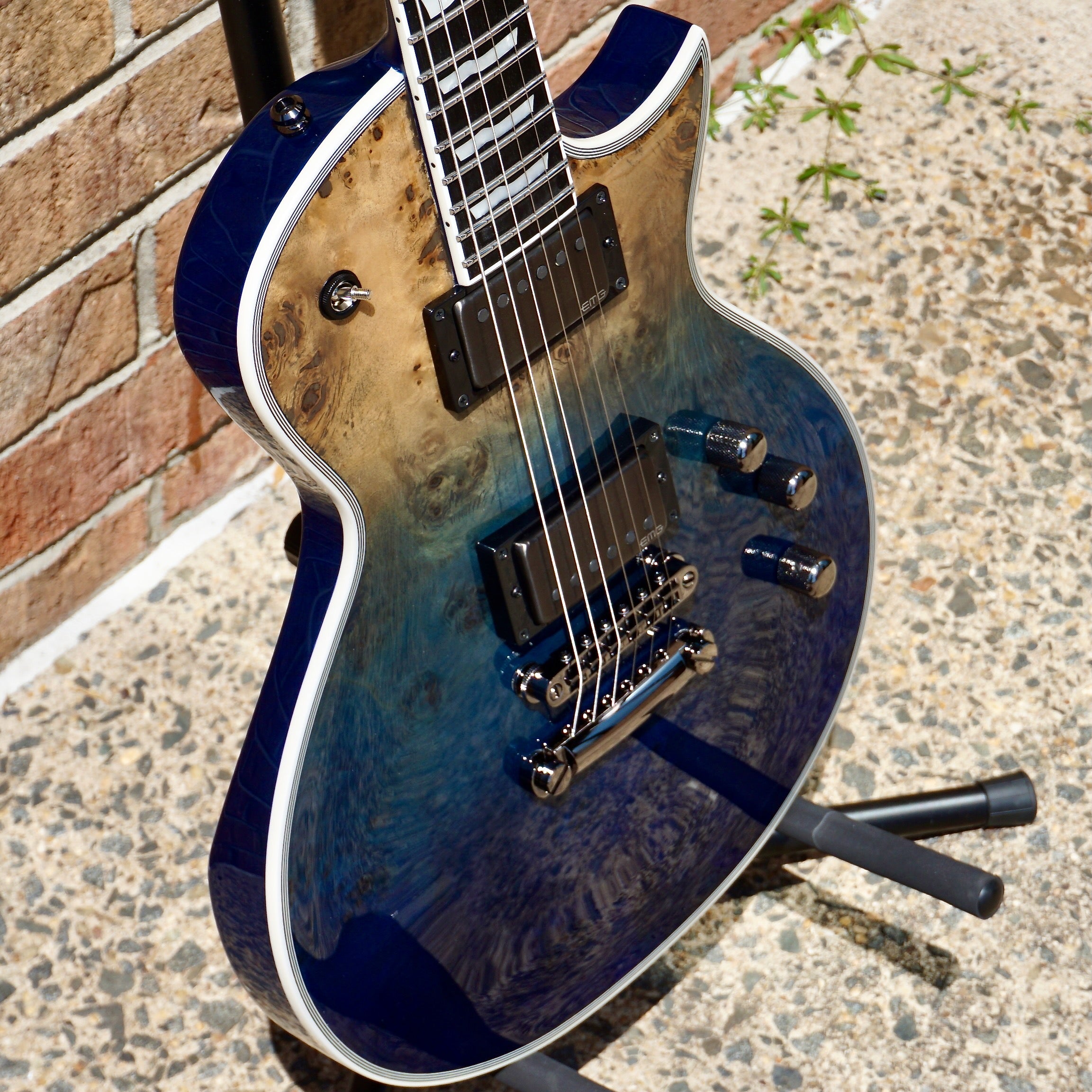 ESP E-II Eclipse Blue Natural Fade – Matt's Guitars