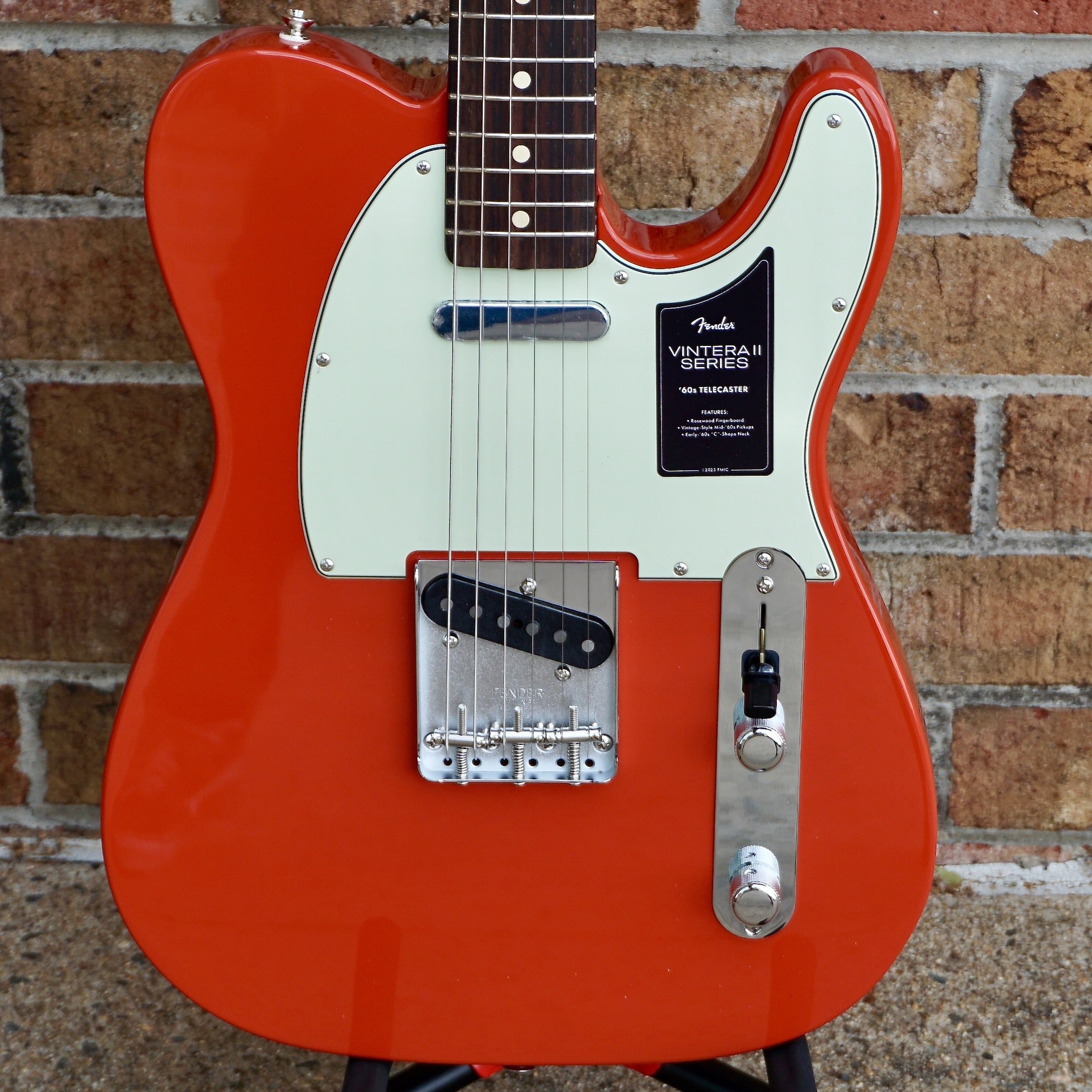 Red telecaster deals rosewood neck