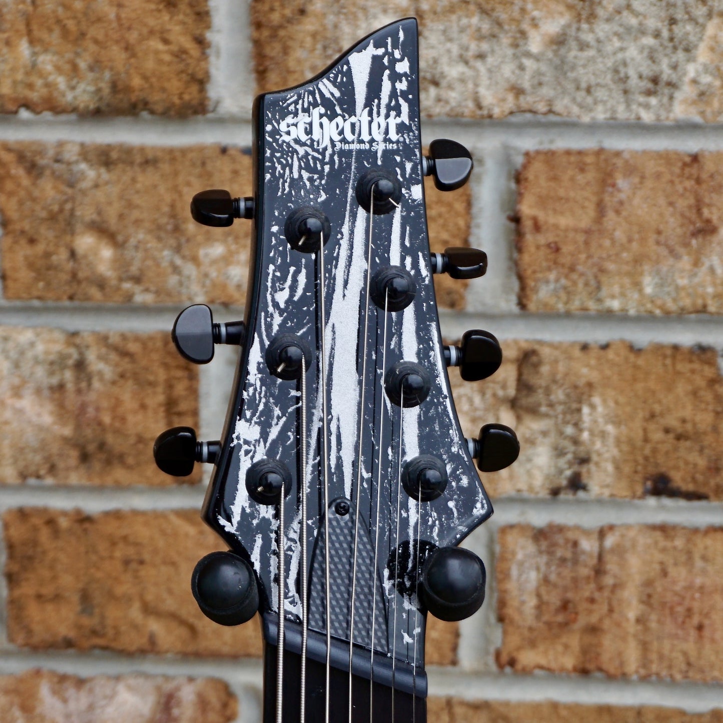 Schecter C-7 Multiscale Silver Mountain w/ Bare Knuckle Warpigs