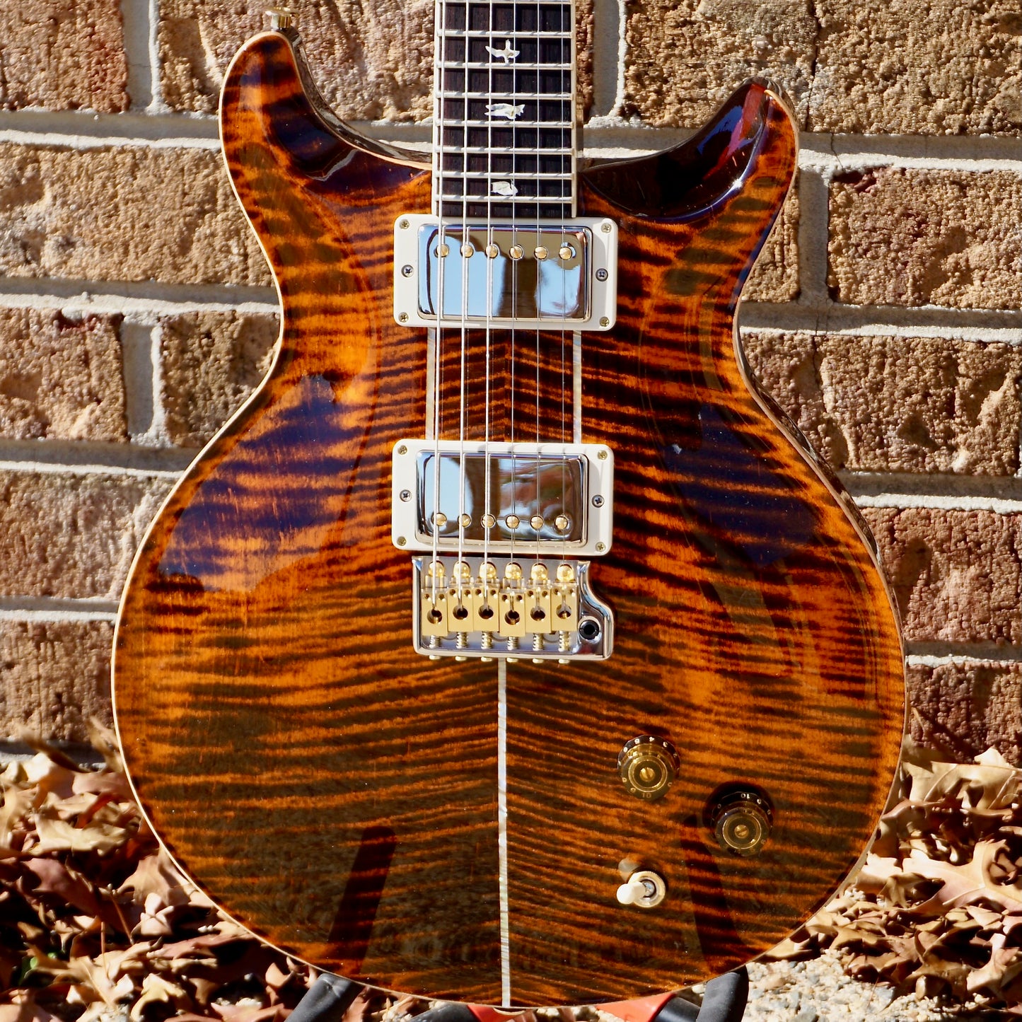 PRS Santana Retro 10 Top Orange Tiger