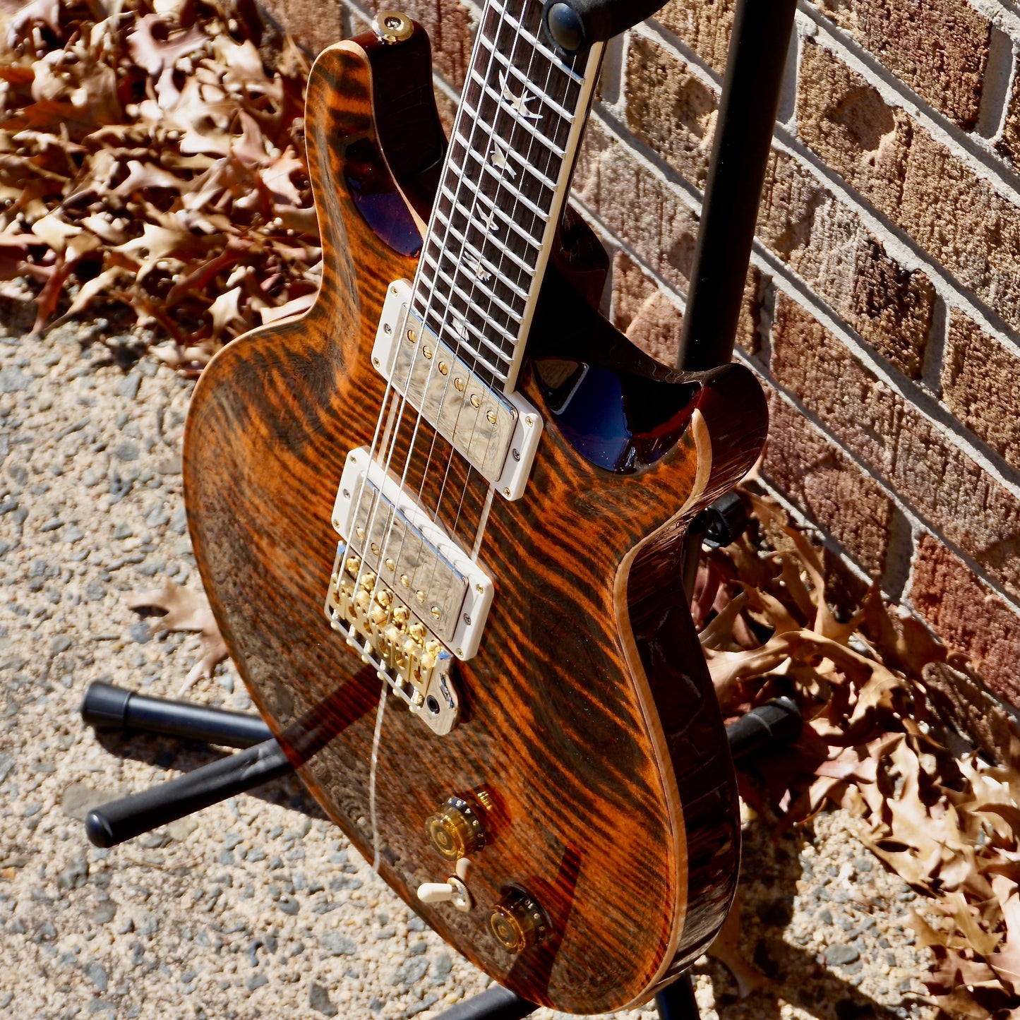 PRS Santana Retro 10 Top Orange Tiger