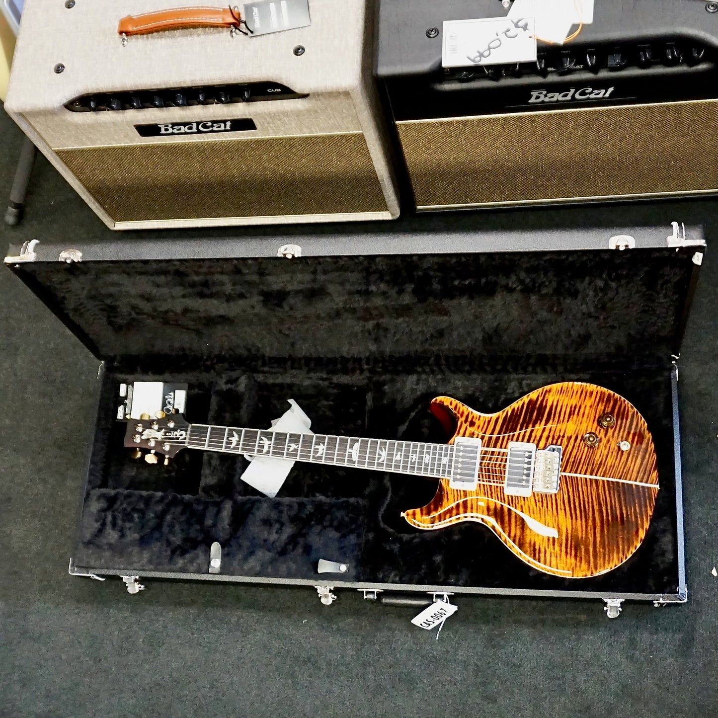 PRS Santana Retro 10 Top Orange Tiger