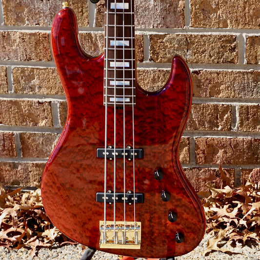Sadowsky Masterbuilt 21-Fret Standard J/J Bass Limited Edition 2023 4-String Majestic Red Transparent High Polish