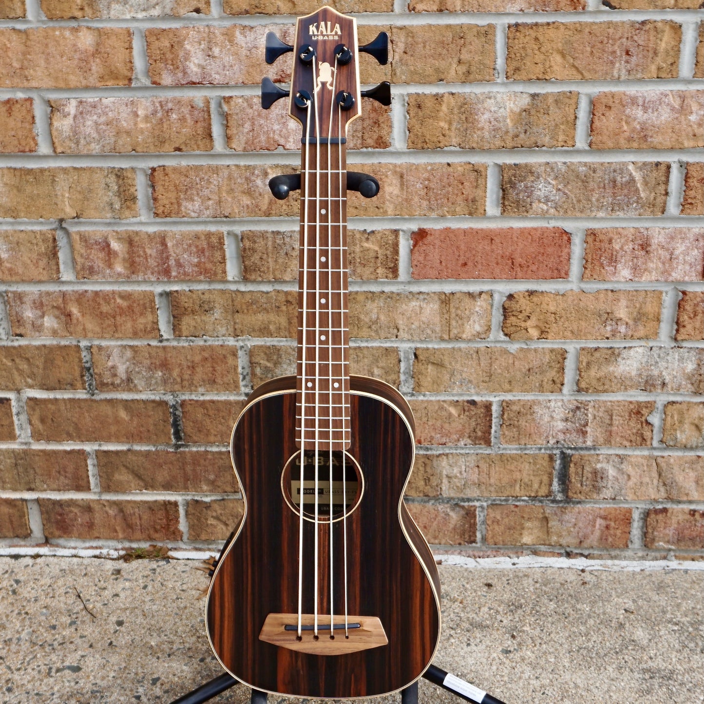 Kala Striped Ebony Fretted Acoustic-Electric UBASS