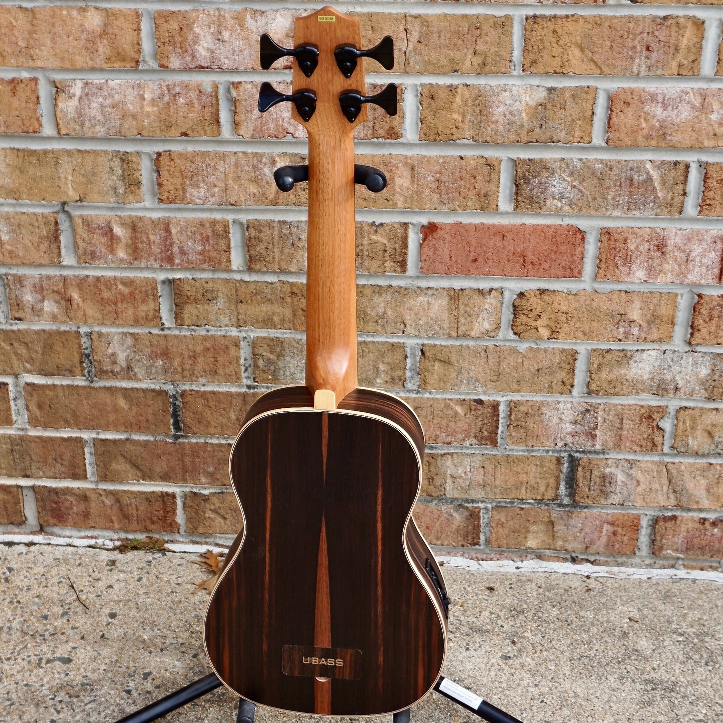 Kala Striped Ebony Fretted Acoustic-Electric UBASS