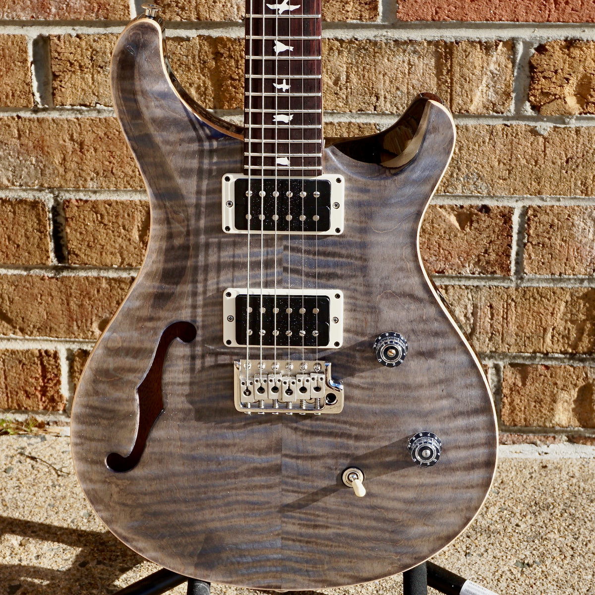 PRS CE 24 Semi-Hollow Faded Gray Black – Matt