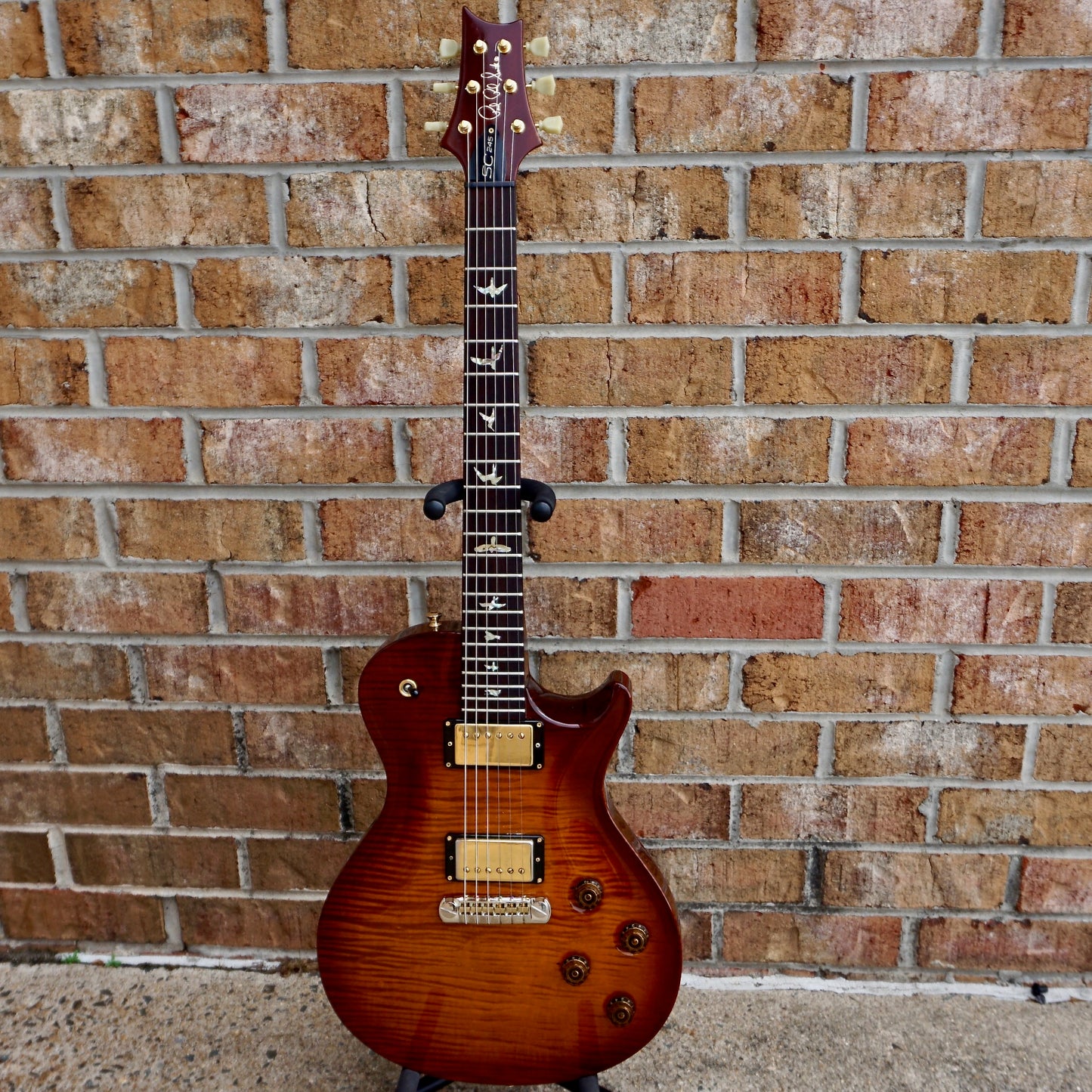 PRS SC 245 10 Top Dark Cherry Sunburst 2007