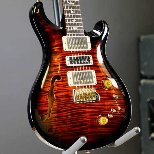 PRS Special Semi-hollow 10 Top Black Gold w/ Black Wrap Burst