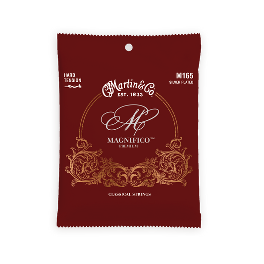 Martin M165 Magnifico Premium Silver Plated Hard Tension Tie-On