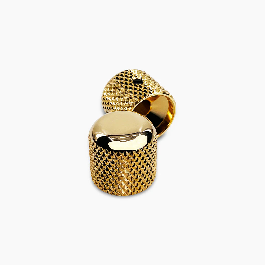 All Parts MK-0110 Metal Dome Knobs Gold (2)