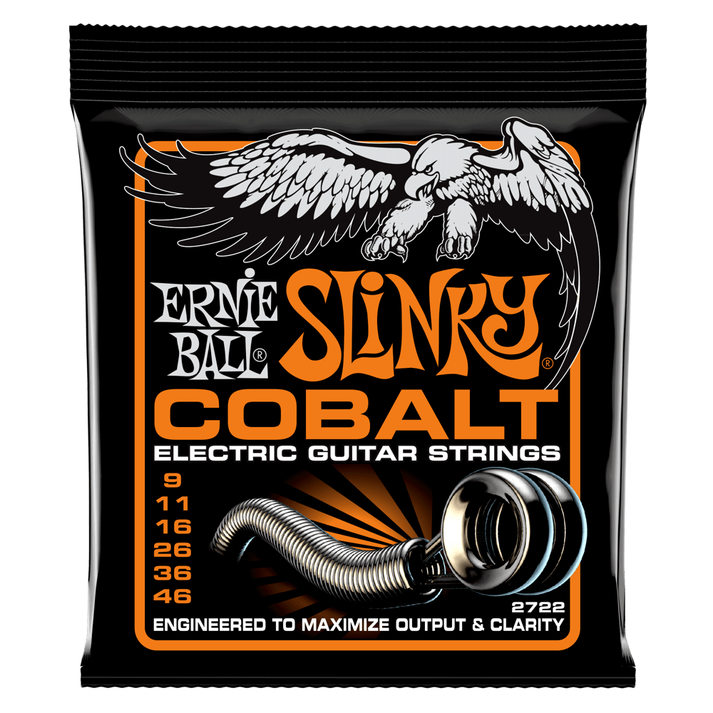 Ernie Ball Hybrid Slinky Cobalt Electric Guitar Strings 9-46 Gauge