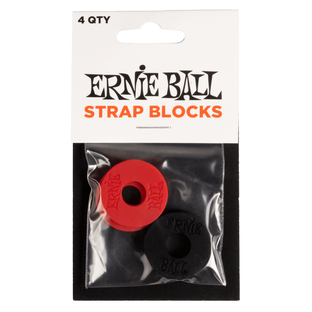 Ernie Ball Strap Blocks Red & Black