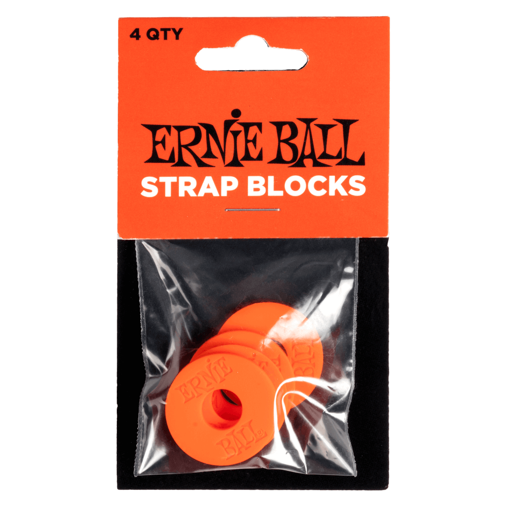 Ernie Ball Strap Blocks Red