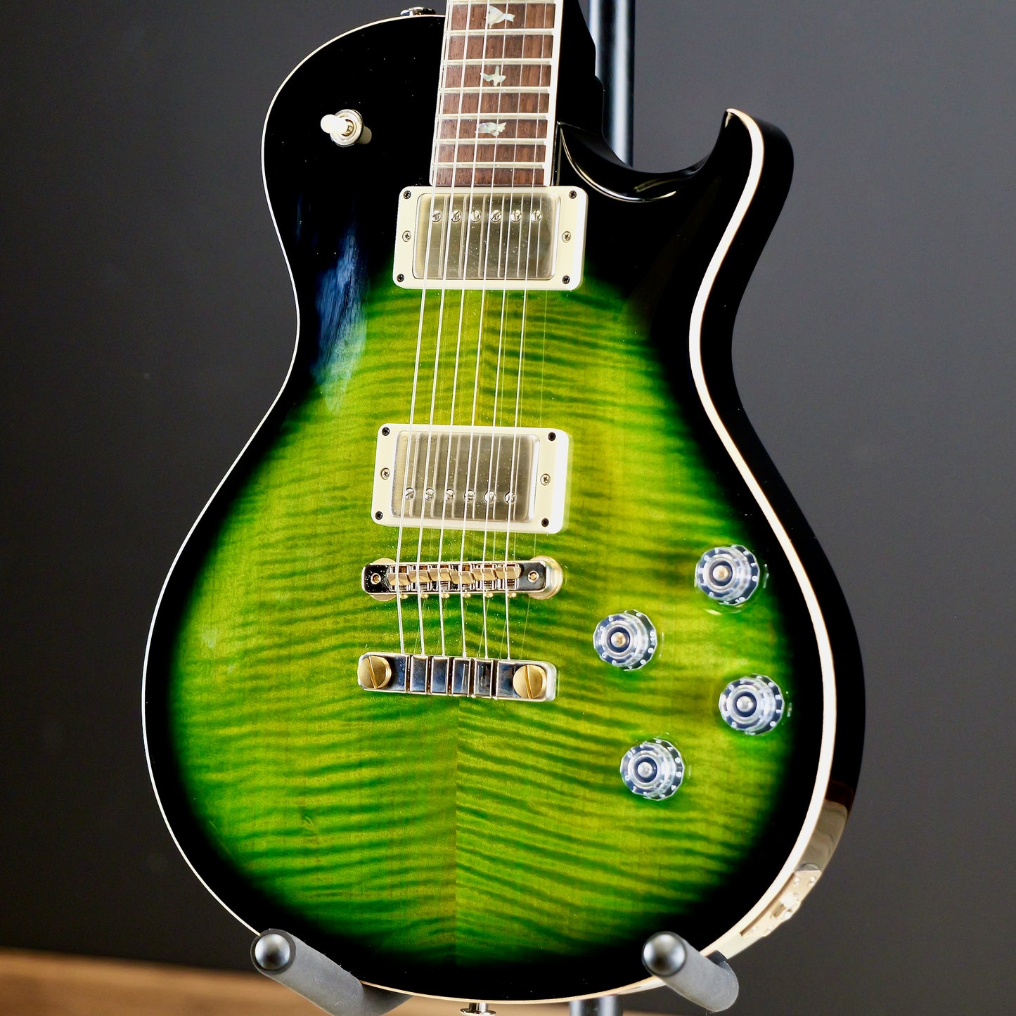 PRS McCarty 594 Singlecut Emerald Green w/ Black Wrap Burst