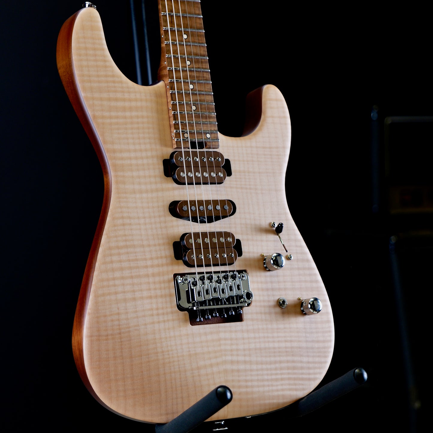 Charvel Guthrie Govan Signature HSH Flame Maple Caramelized Flame Maple Fingerboard Natural