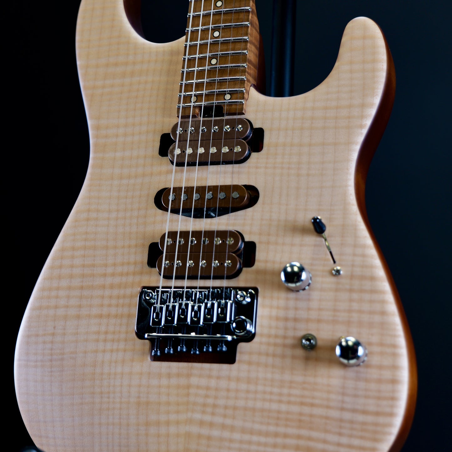 Charvel Guthrie Govan Signature HSH Flame Maple Caramelized Flame Maple Fingerboard Natural