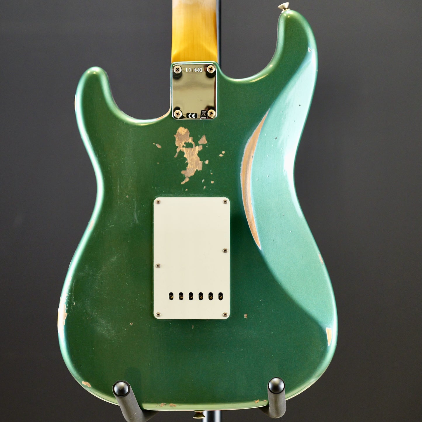 Fender Custom Shop Limited Edition 1964 L-Series Stratocaster Heavy Relic 3A Rosewood Fingerboard Aged Sherwood Green Metallic