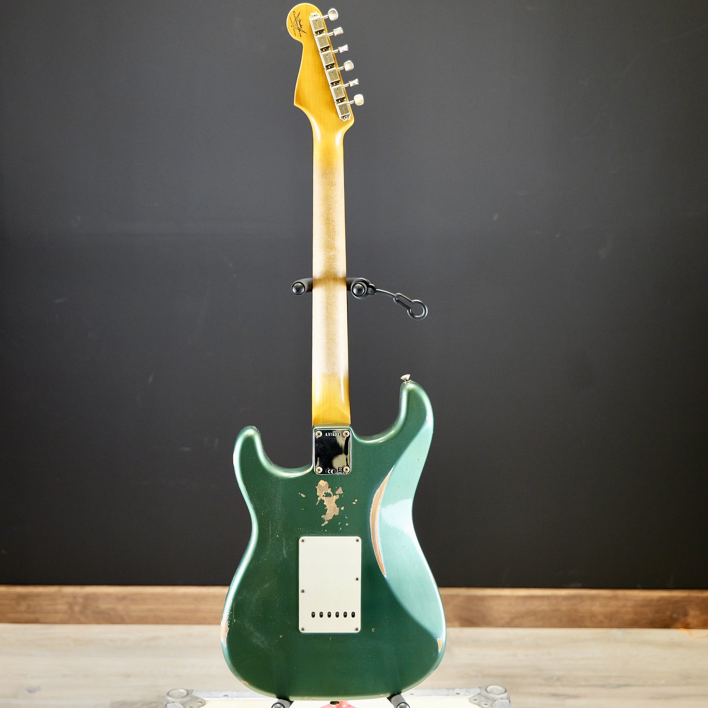 Fender Custom Shop Limited Edition 1964 L-Series Stratocaster Heavy Relic 3A Rosewood Fingerboard Aged Sherwood Green Metallic