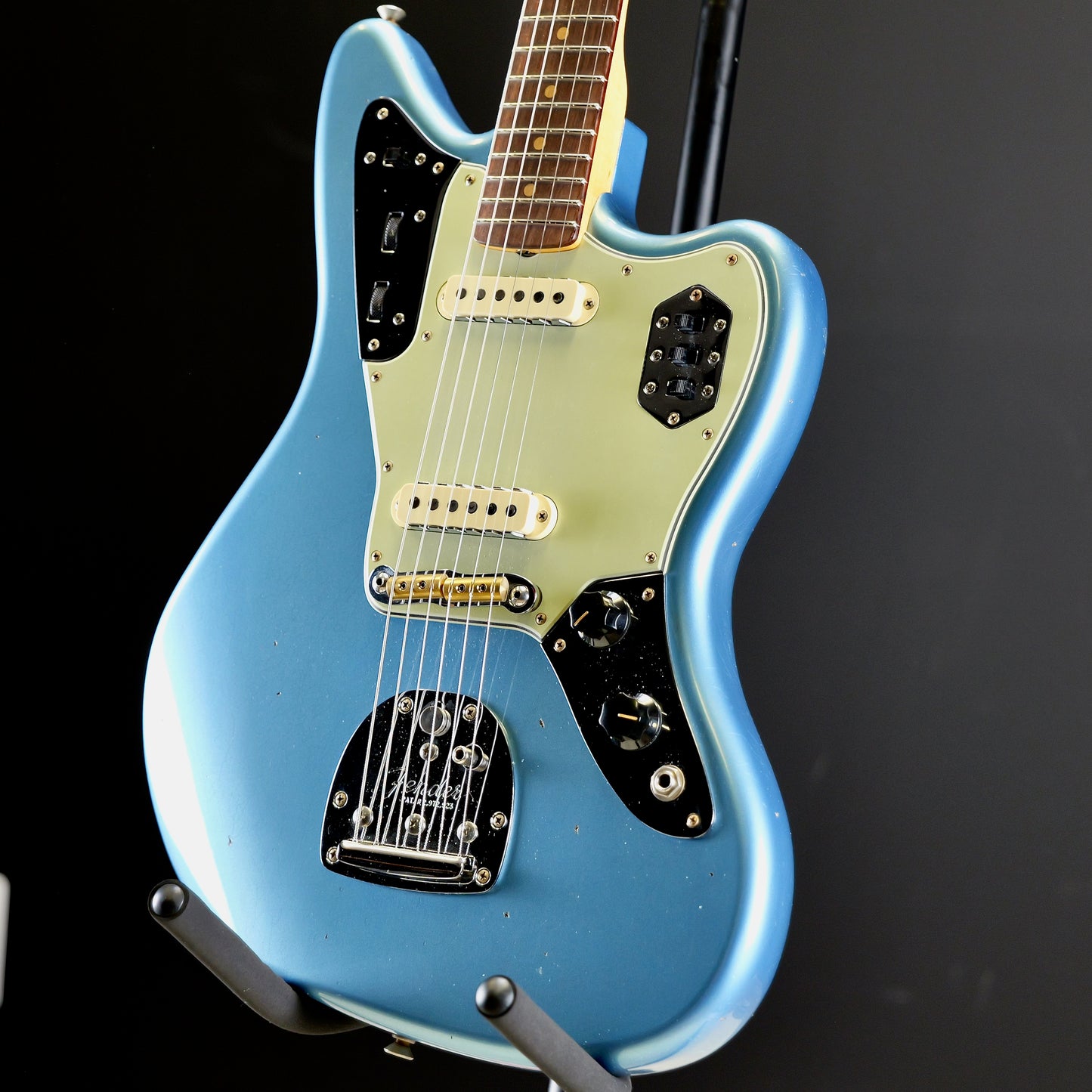 Fender Custom Shop 1964 Jaguar Journeyman Relic 3A Rosewood Fingerboard Faded Aged Lake Placid Blue