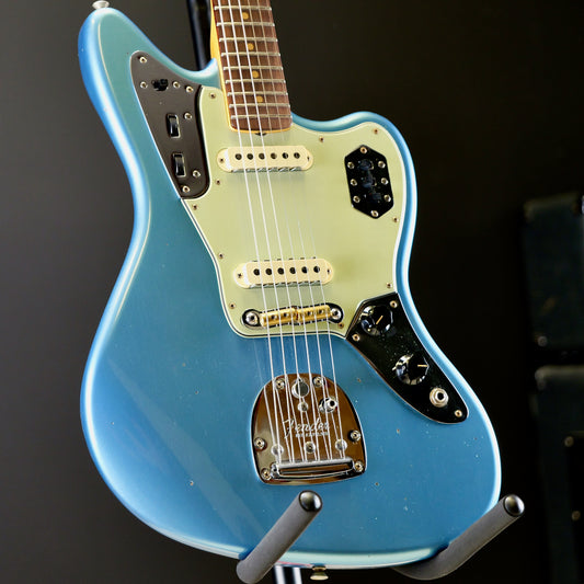 Fender Custom Shop 1964 Jaguar Journeyman Relic 3A Rosewood Fingerboard Faded Aged Lake Placid Blue