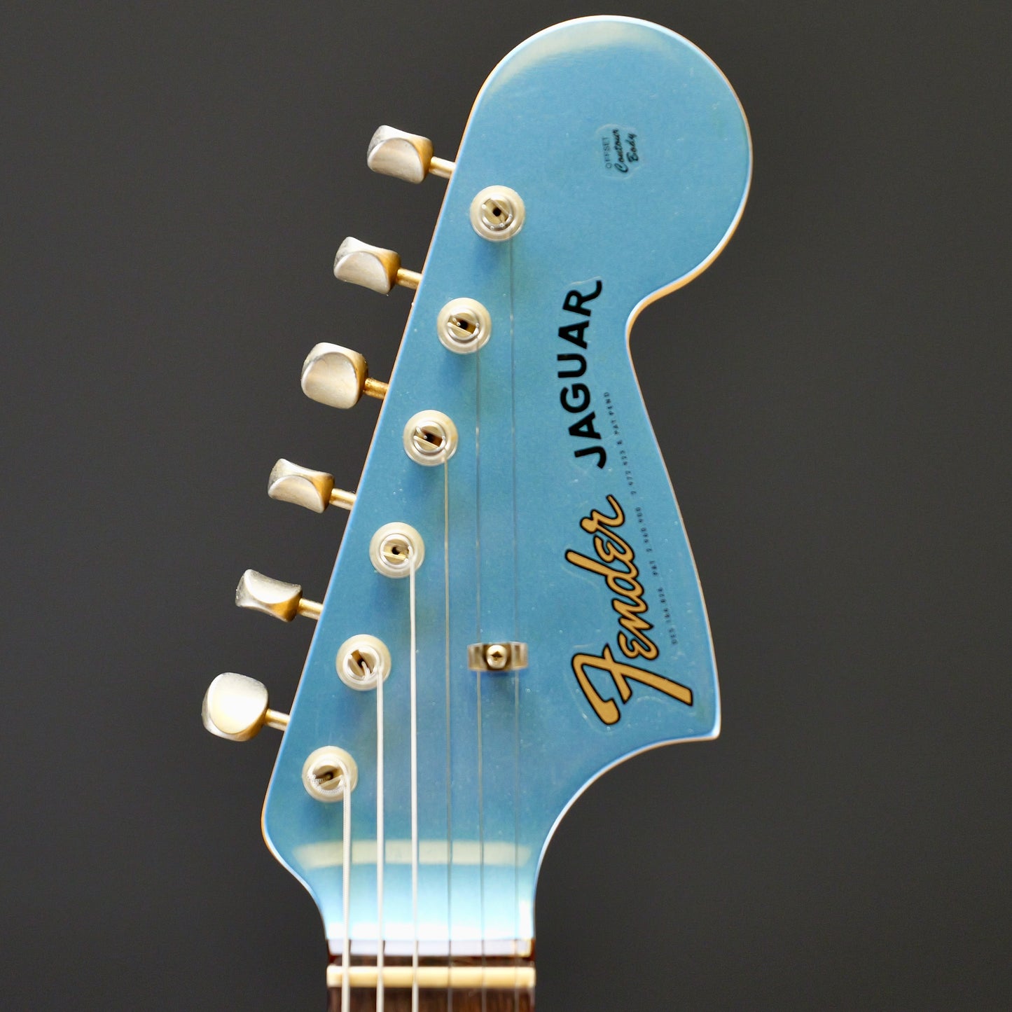 Fender Custom Shop 1964 Jaguar Journeyman Relic 3A Rosewood Fingerboard Faded Aged Lake Placid Blue