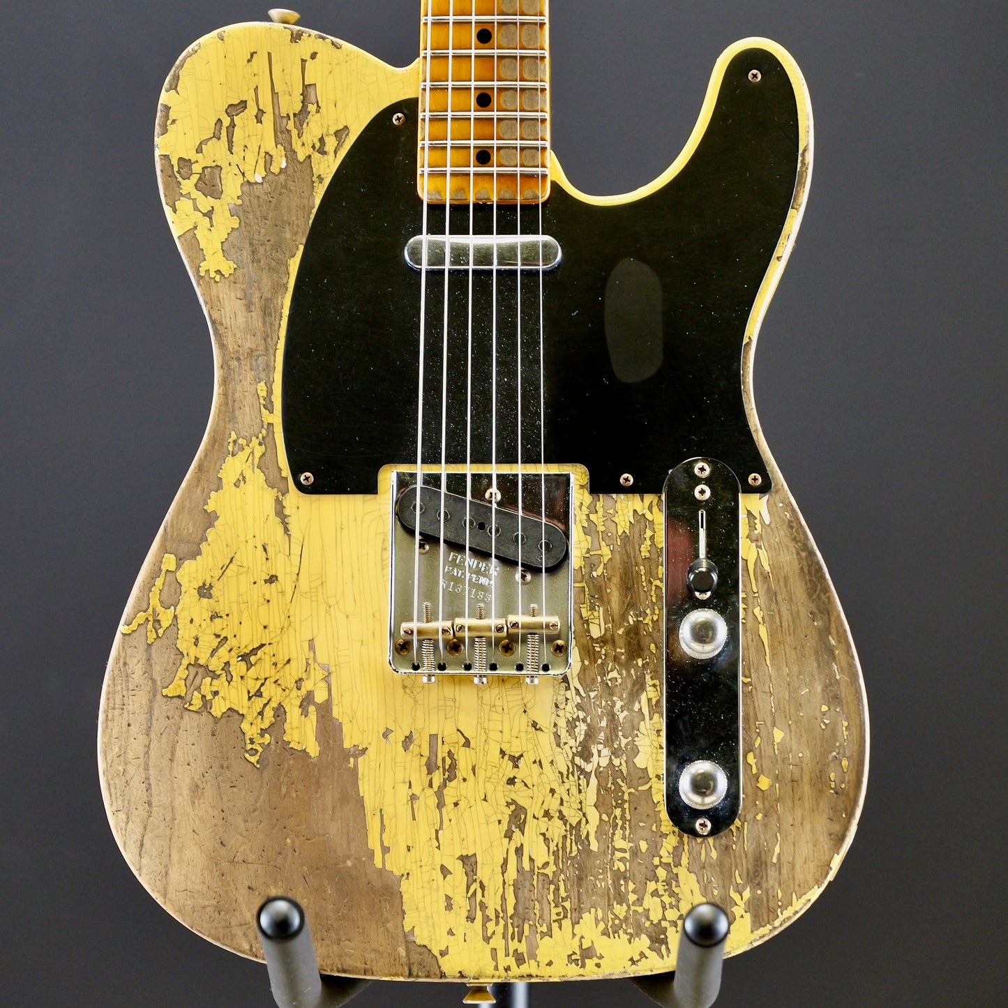 Fender Custom Shop 1954 Telecaster Super Heavy Relic 1-Piece Rift Sawn Maple Neck Fingerboard Super Faded Aged Nocaster Blonde