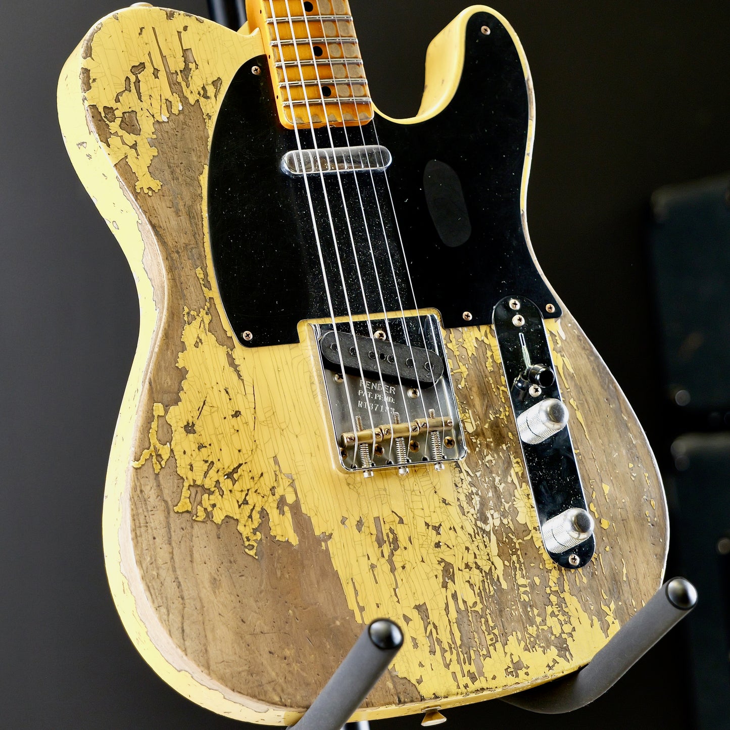 Fender Custom Shop 1954 Telecaster Super Heavy Relic 1-Piece Rift Sawn Maple Neck Fingerboard Super Faded Aged Nocaster Blonde