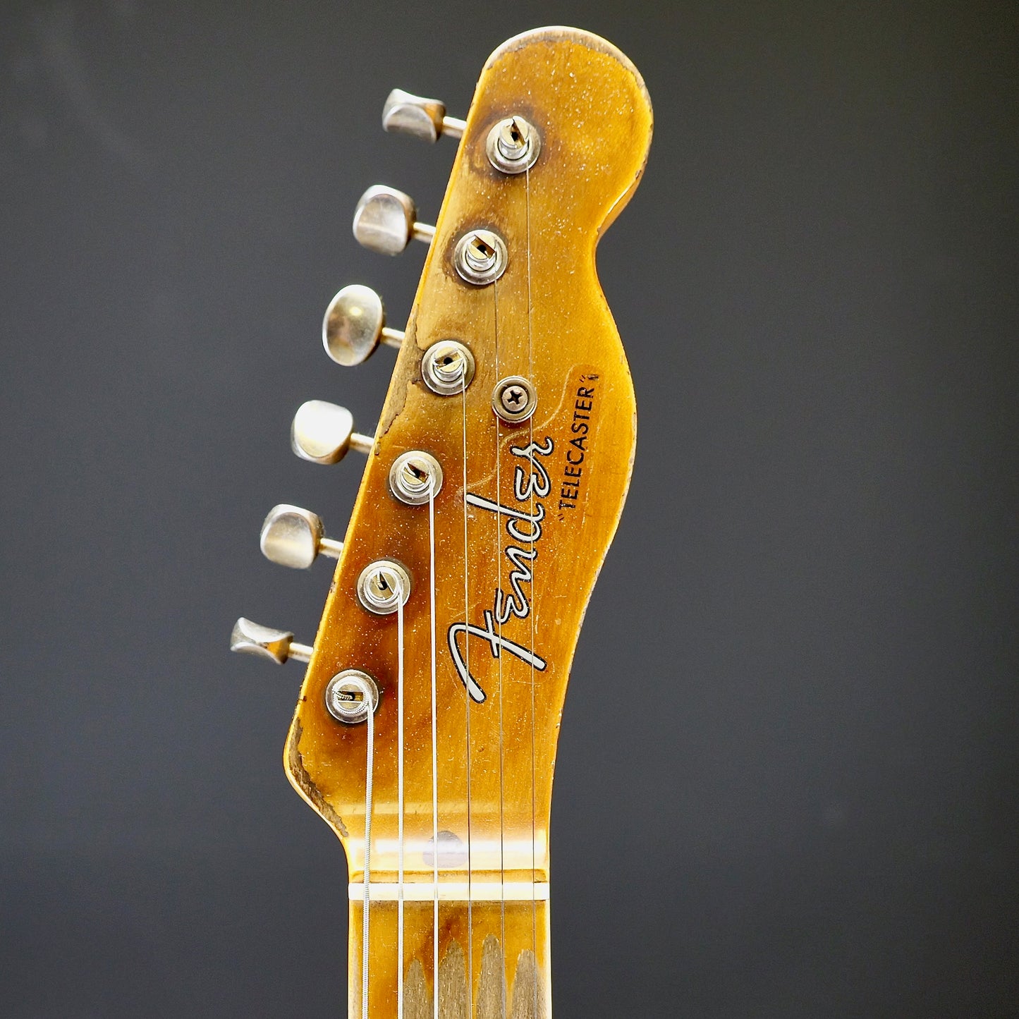 Fender Custom Shop 1954 Telecaster Super Heavy Relic 1-Piece Rift Sawn Maple Neck Fingerboard Super Faded Aged Nocaster Blonde