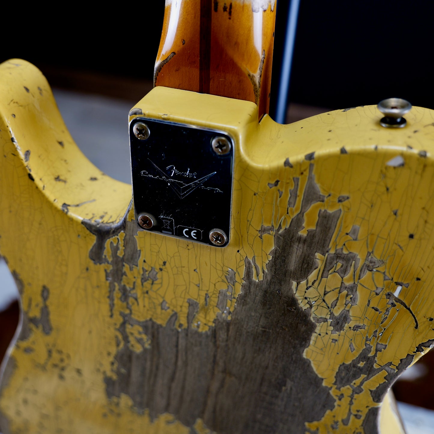 Fender Custom Shop 1954 Telecaster Super Heavy Relic 1-Piece Rift Sawn Maple Neck Fingerboard Super Faded Aged Nocaster Blonde