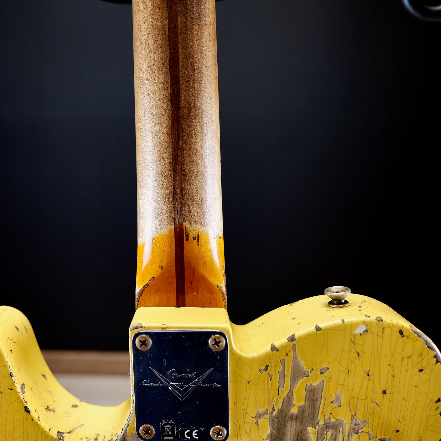 Fender Custom Shop 1954 Telecaster Super Heavy Relic 1-Piece Rift Sawn Maple Neck Fingerboard Super Faded Aged Nocaster Blonde