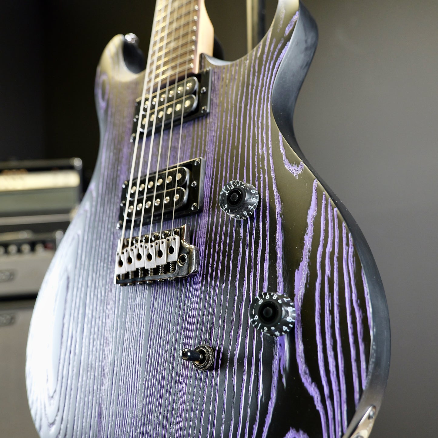 PRS SE Swamp Ash CE 24 Sandblasted Purple Limited Edition