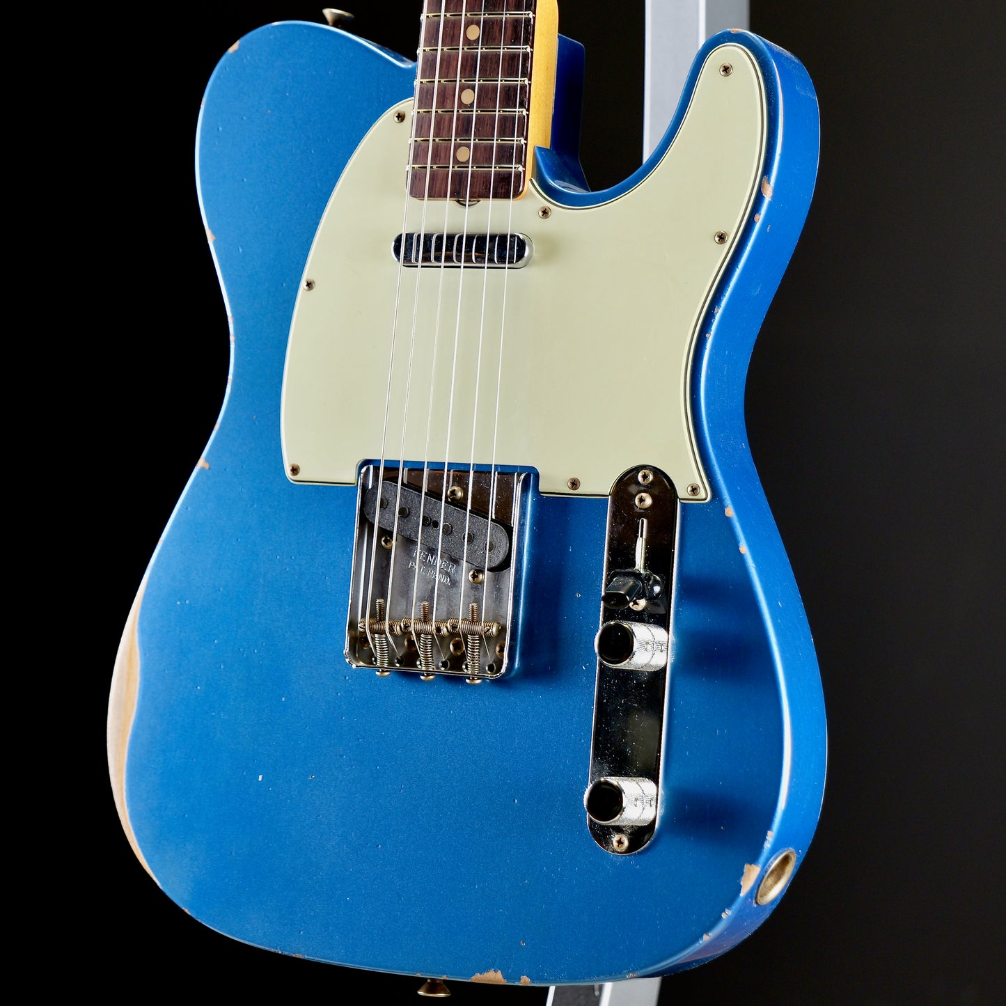 Fender Custom Shop 1963 Telecaster Relic 3A Rosewood Fingerboard Aged Lake Placid Blue