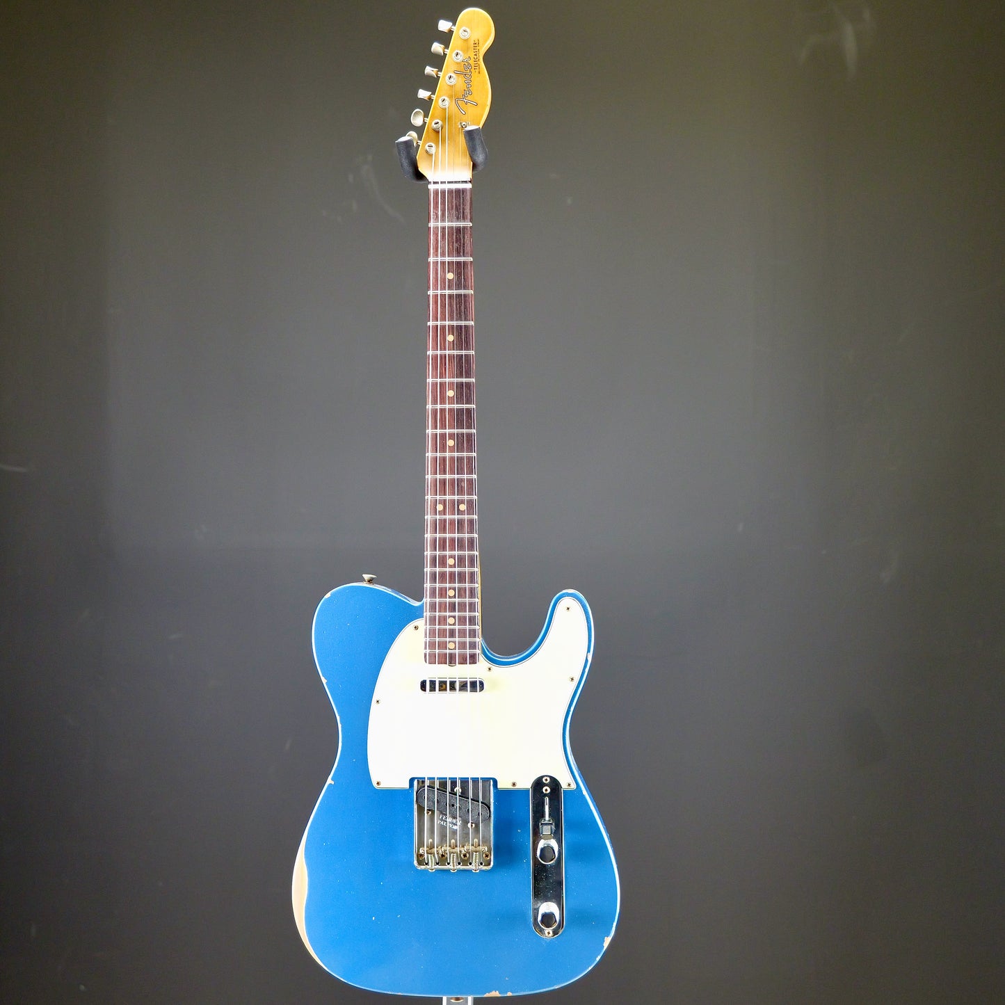 Fender Custom Shop 1963 Telecaster Relic 3A Rosewood Fingerboard Aged Lake Placid Blue