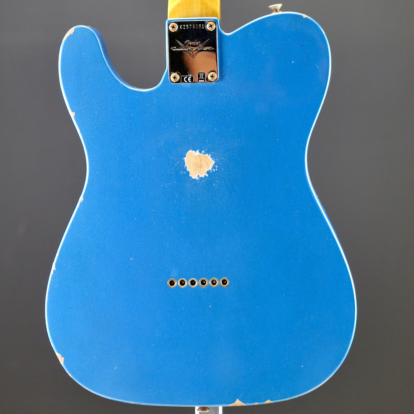 Fender Custom Shop 1963 Telecaster Relic 3A Rosewood Fingerboard Aged Lake Placid Blue