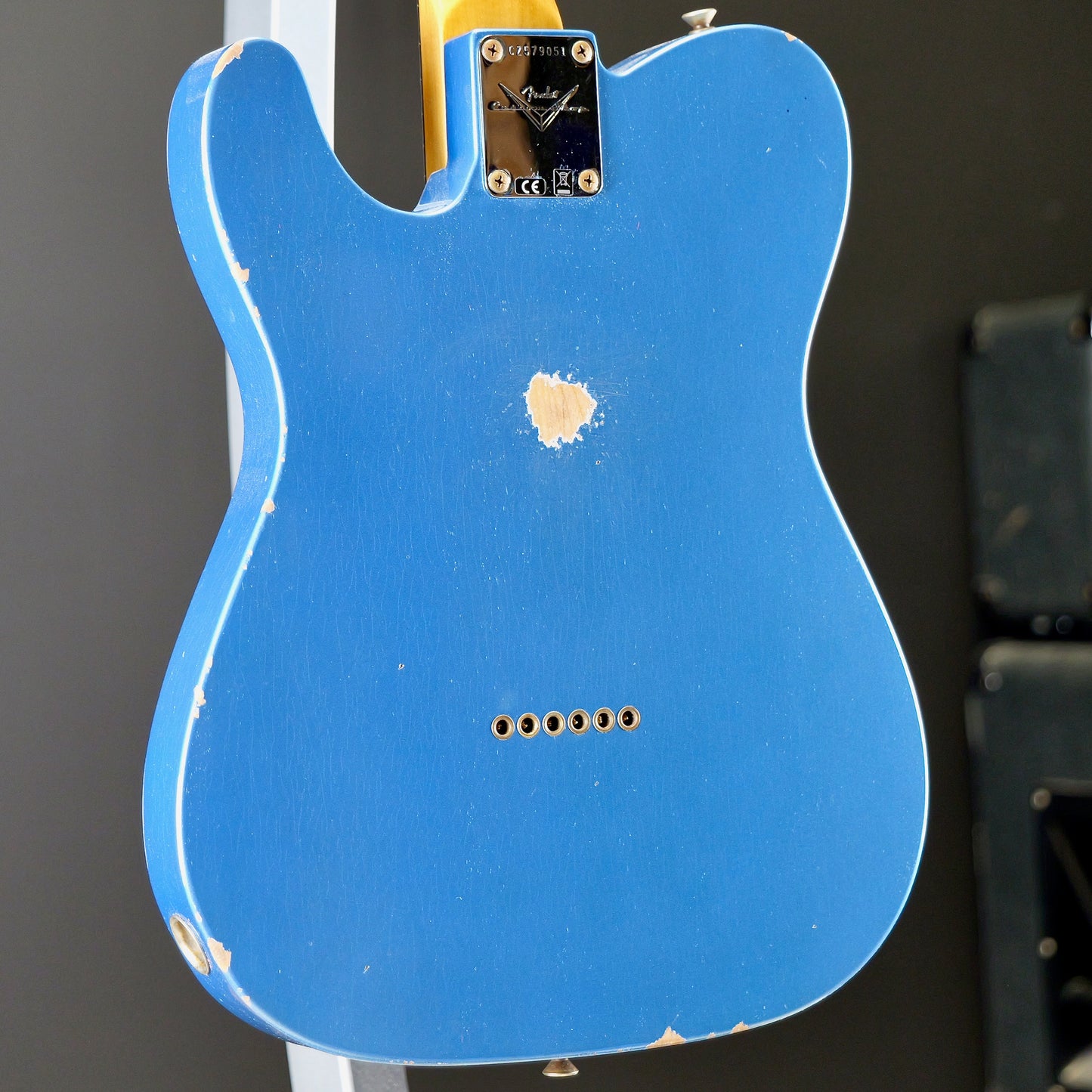 Fender Custom Shop 1963 Telecaster Relic 3A Rosewood Fingerboard Aged Lake Placid Blue