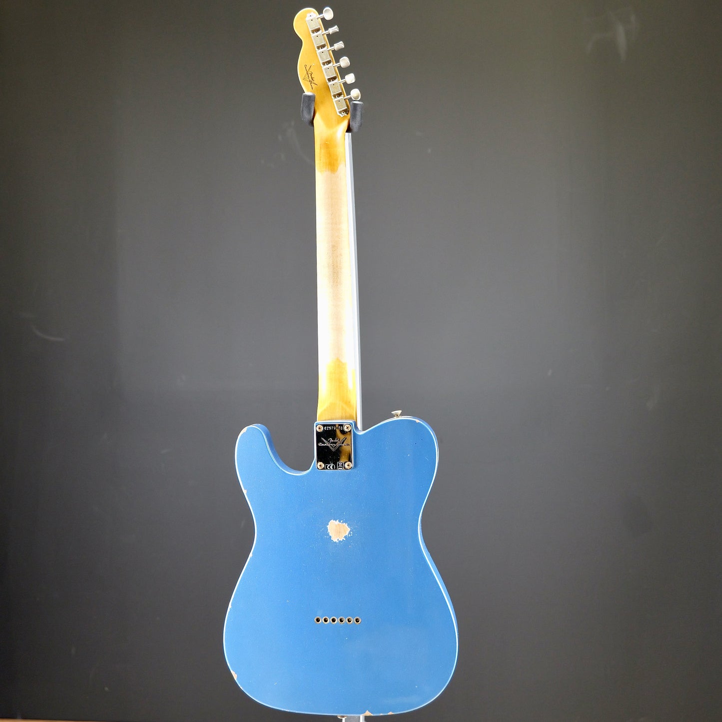 Fender Custom Shop 1963 Telecaster Relic 3A Rosewood Fingerboard Aged Lake Placid Blue