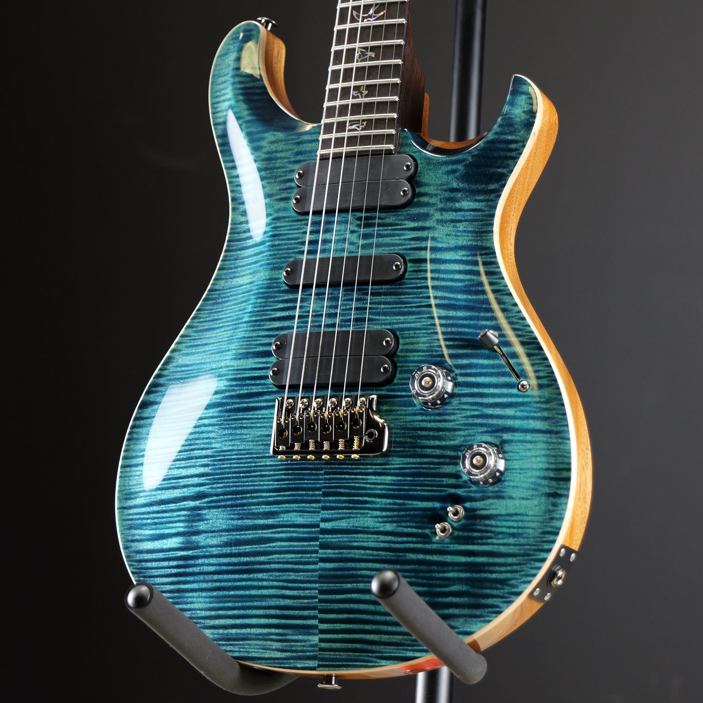 PRS Wood Library 509, Flame Maple 10-Top w/Mahogany Back, RW Neck/Fingerboard Smoked Black hardware