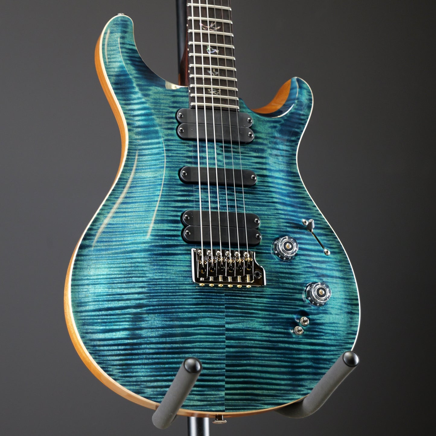 PRS Wood Library 509, Flame Maple 10-Top w/Mahogany Back, RW Neck/Fingerboard Smoked Black hardware