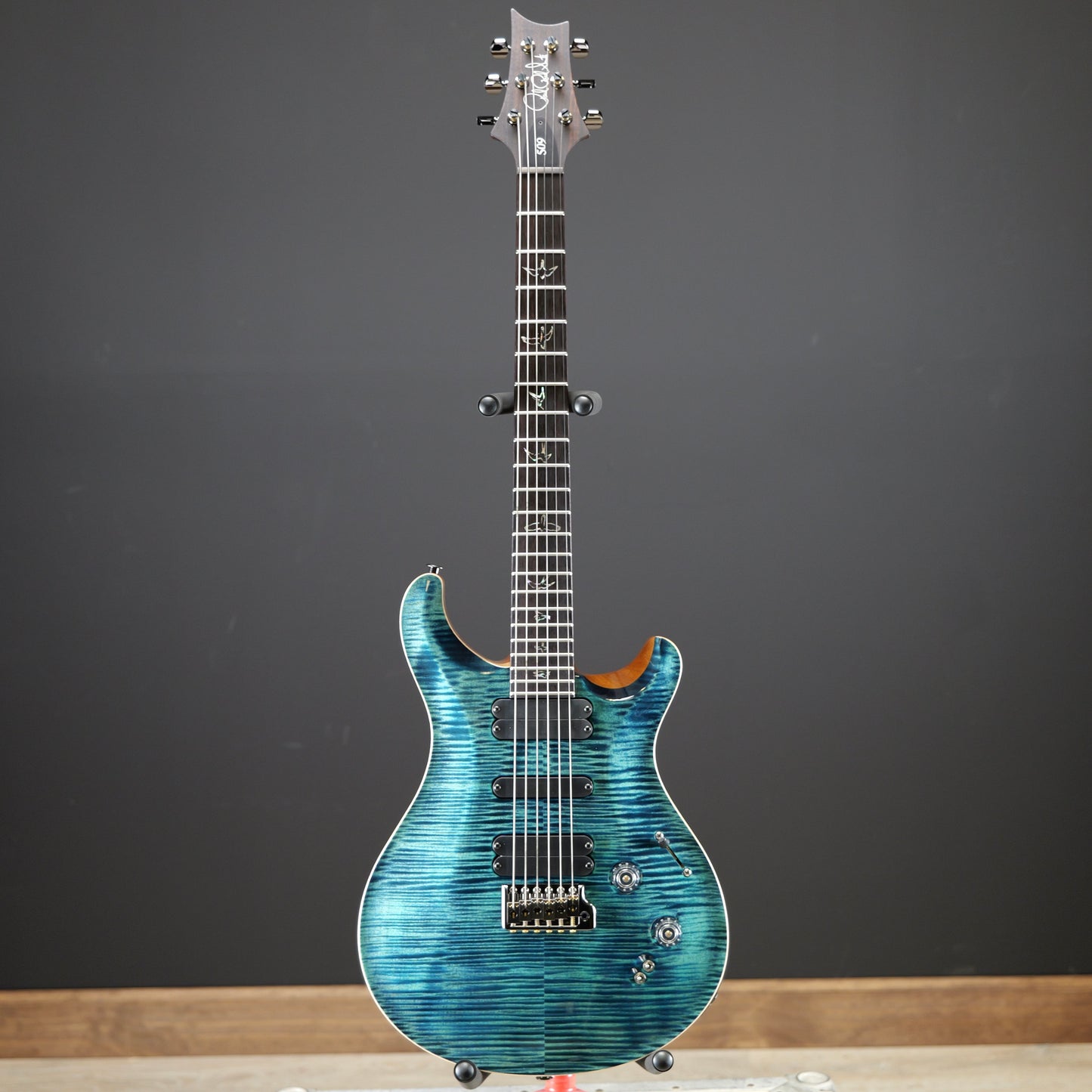 PRS Wood Library 509, Flame Maple 10-Top w/Mahogany Back, RW Neck/Fingerboard Smoked Black hardware