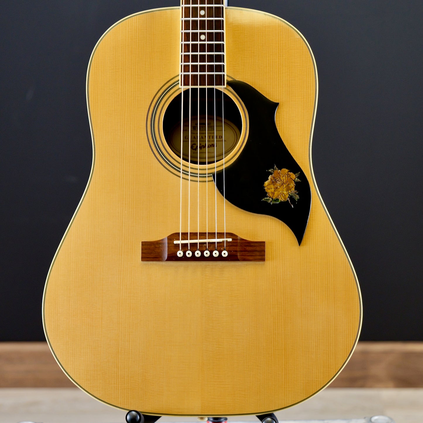 Epiphone AJ-200SR w/ Custom Wooden Pickguard