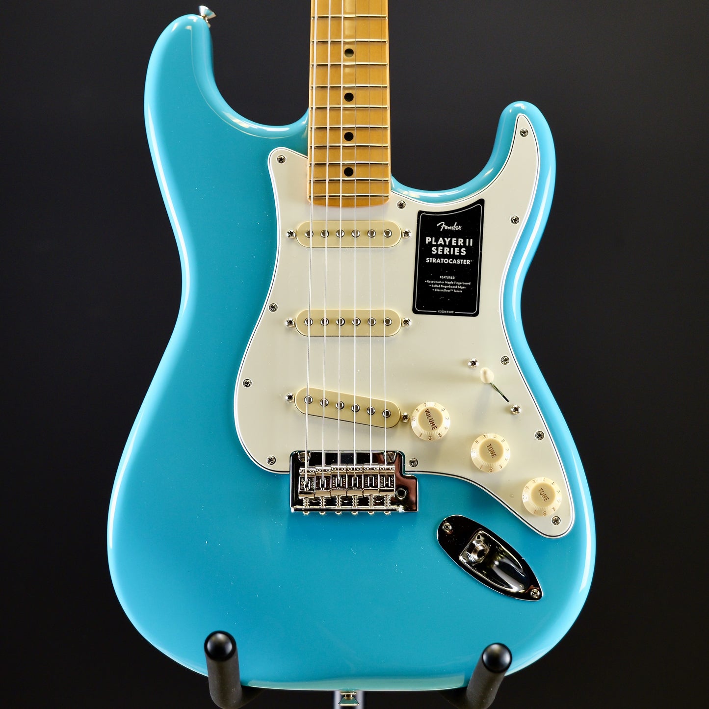 Player II Stratocaster Maple Fingerboard Aquatone Blue